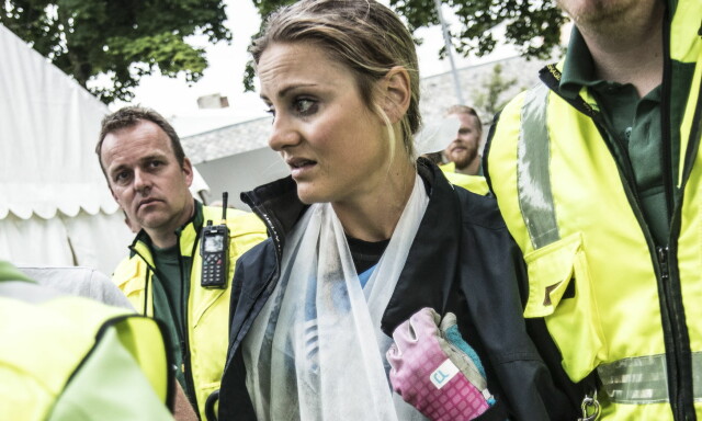 Martine Ek Hagen fikk skulderen ut av ledd: - Det så ikke bra ut